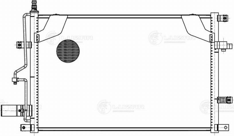 Luzar LRAC 1055 - Kondenser, kondisioner furqanavto.az