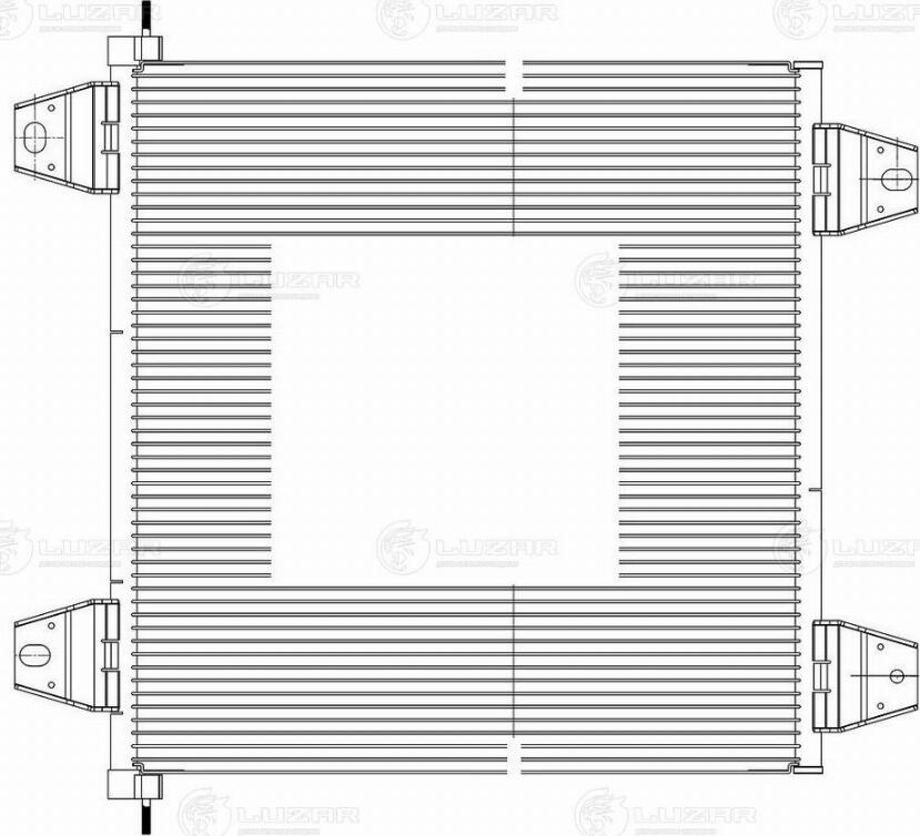 Luzar LRAC 2802 - Kondenser, kondisioner furqanavto.az