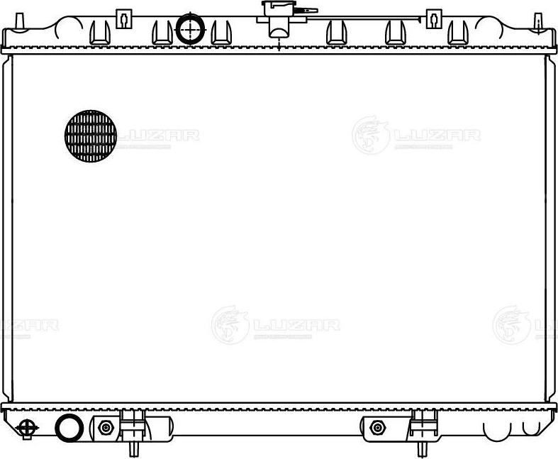 Luzar LRc 1418 - Radiator, mühərrikin soyudulması furqanavto.az