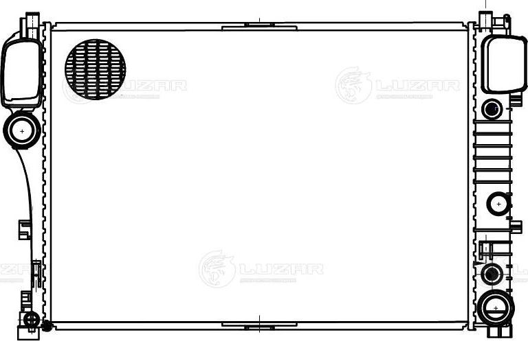 Luzar LRc 15121 - Radiator, mühərrikin soyudulması furqanavto.az