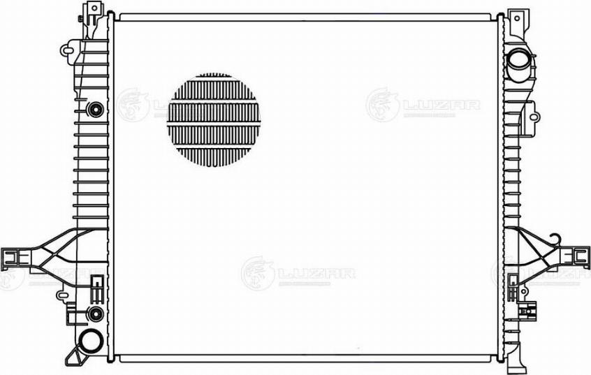 Luzar LRc 10157 - Radiator, mühərrikin soyudulması furqanavto.az