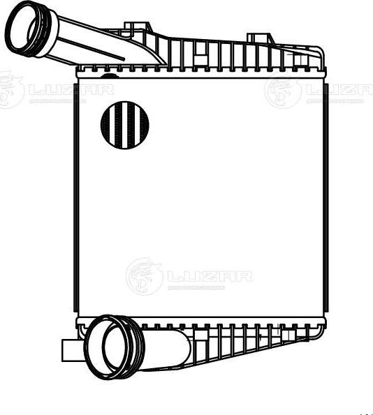 Luzar LRIC 1856 - Intercooler, şarj cihazı furqanavto.az