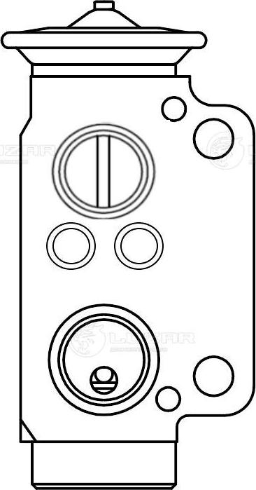 Luzar LTRV 26173 - Genişləndirici klapan, kondisioner furqanavto.az