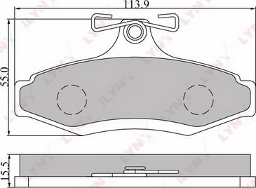 Meyle MBP0297 - Əyləc altlığı dəsti, əyləc diski furqanavto.az