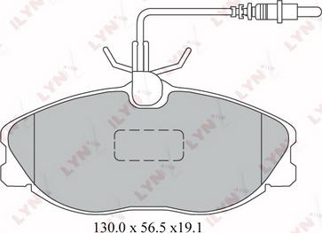 TRUPART DP11063RS - Əyləc altlığı dəsti, əyləc diski furqanavto.az