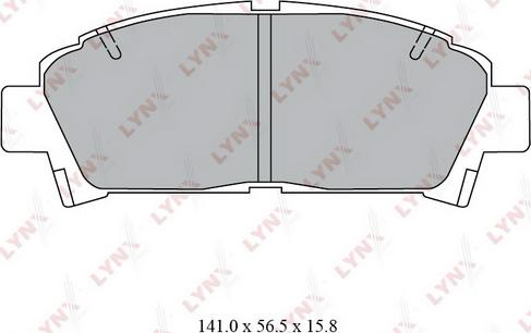 LYNXauto BD-7558 - Əyləc altlığı dəsti, əyləc diski furqanavto.az