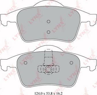 ISOTECH IBP1162 - Əyləc altlığı dəsti, əyləc diski furqanavto.az