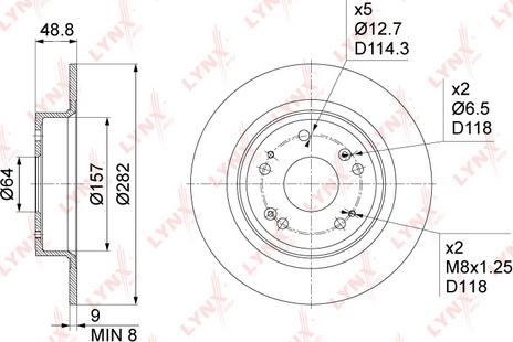 LYNXauto BN-1031 - Əyləc Diski furqanavto.az