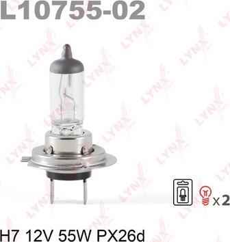 LYNXauto L10755-02 - Lampa, işıqfor furqanavto.az