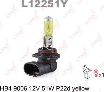 LYNXauto L12251Y - Lampa, duman işığı furqanavto.az