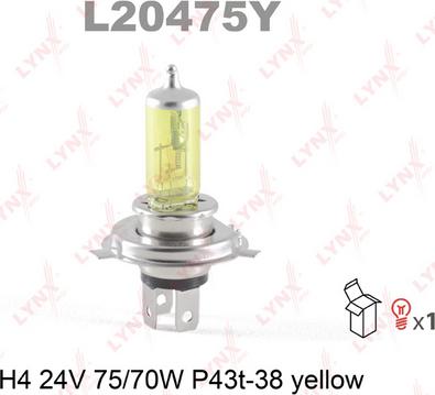 LYNXauto L20475Y - Lampa, duman işığı furqanavto.az