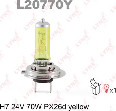 LYNXauto L20770Y - Lampa, duman işığı furqanavto.az