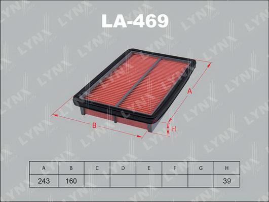 LYNXauto LA-469 - Hava filtri furqanavto.az