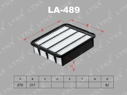 LYNXauto LA-489 - Hava filtri furqanavto.az