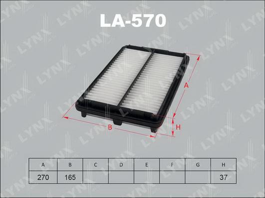 LYNXauto LA-570 - Hava filtri furqanavto.az