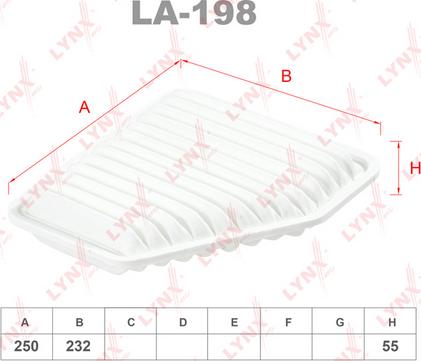 LYNXauto LA-198 - Hava filtri furqanavto.az