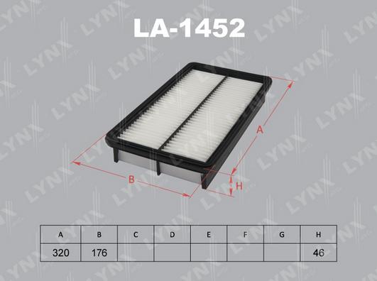 LYNXauto LA-1452 - Hava filtri furqanavto.az