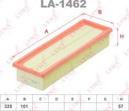 LYNXauto LA-1462 - Hava filtri furqanavto.az