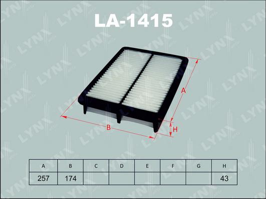 LYNXauto LA-1415 - Hava filtri furqanavto.az