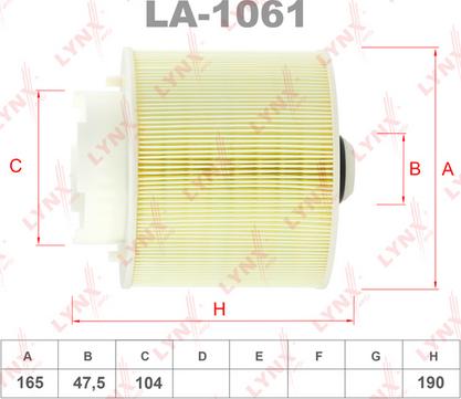 LYNXauto LA-1061 - Hava filtri furqanavto.az