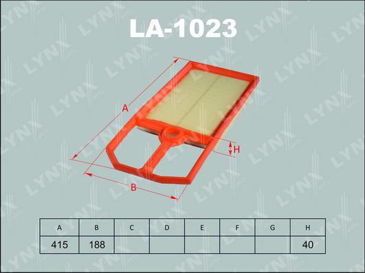 LYNXauto LA-1023 - Hava filtri furqanavto.az