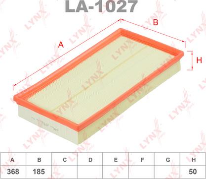 LYNXauto LA-1027 - Hava filtri furqanavto.az