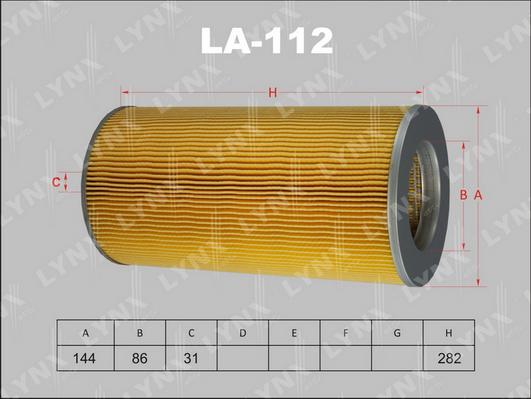 LYNXauto LA-112 - Hava filtri furqanavto.az