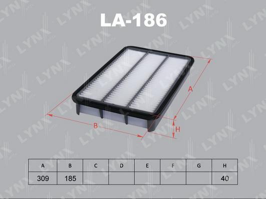 LYNXauto LA-186 - Hava filtri furqanavto.az