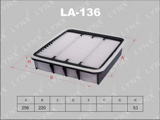 LYNXauto LA-136 - Hava filtri furqanavto.az