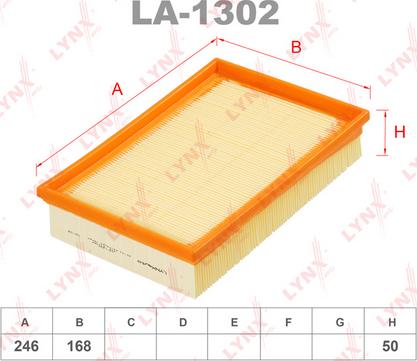 LYNXauto LA-1302 - Hava filtri furqanavto.az