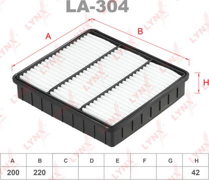 LYNXauto LA-304 - Hava filtri furqanavto.az