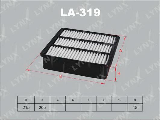 LYNXauto LA-319 - Hava filtri furqanavto.az
