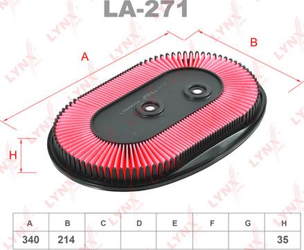 LYNXauto LA-271 - Hava filtri furqanavto.az