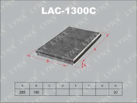 LYNXauto LAC-1300C - Filtr, daxili hava furqanavto.az