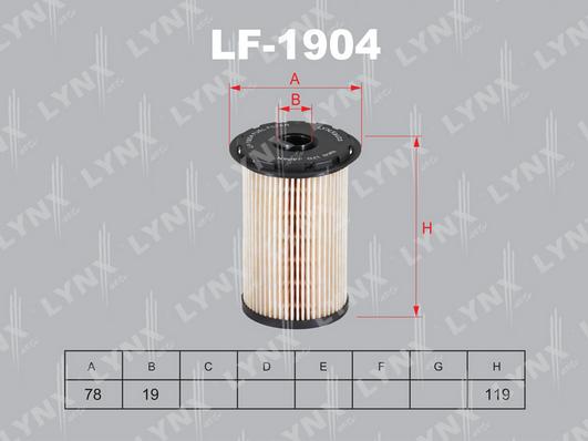 LYNXauto LF-1904 - Yanacaq filtri furqanavto.az