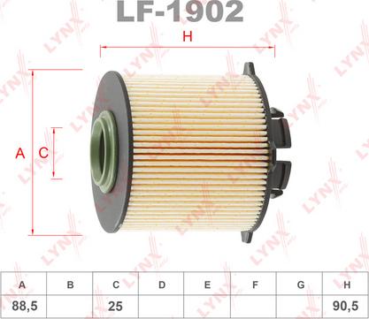 LYNXauto LF-1902 - Yanacaq filtri furqanavto.az