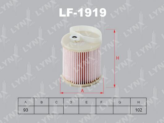 LYNXauto LF-1919 - Yanacaq filtri furqanavto.az