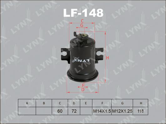 LYNXauto LF-148 - Yanacaq filtri furqanavto.az