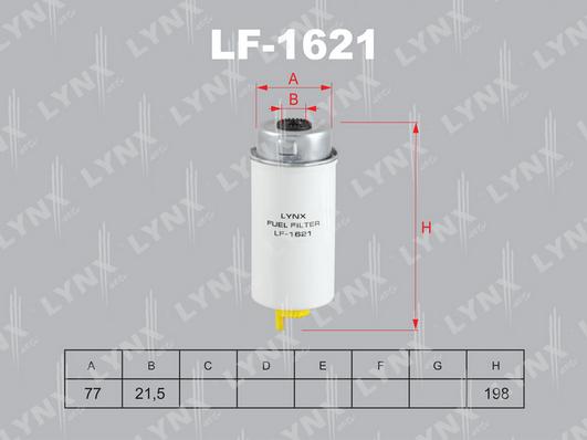 LYNXauto LF-1621 - Yanacaq filtri furqanavto.az