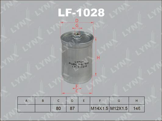 LYNXauto LF-1028 - Yanacaq filtri furqanavto.az
