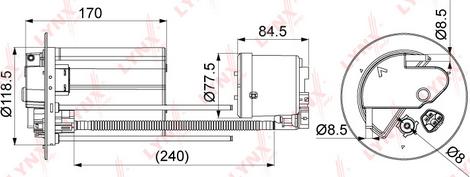 LYNXauto LF-1075M - Yanacaq filtri furqanavto.az