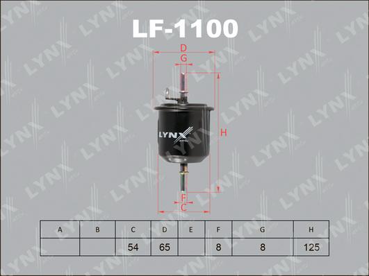 LYNXauto LF-1100 - Yanacaq filtri furqanavto.az