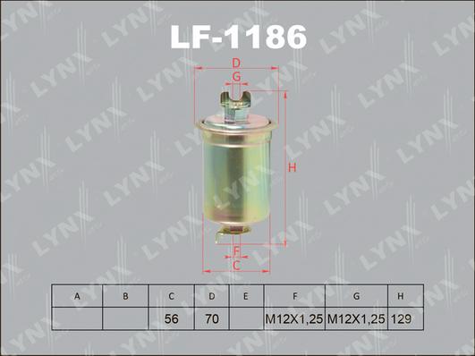 LYNXauto LF-1186 - Yanacaq filtri furqanavto.az