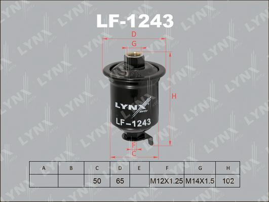 LYNXauto LF-1243 - Yanacaq filtri furqanavto.az