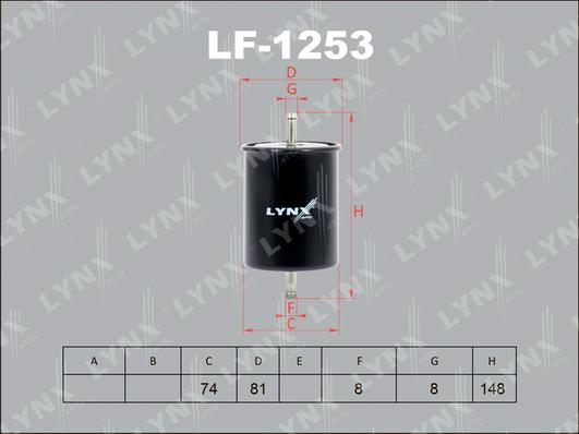 LYNXauto LF-1253 - Yanacaq filtri furqanavto.az