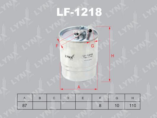 LYNXauto LF-1218 - Yanacaq filtri furqanavto.az