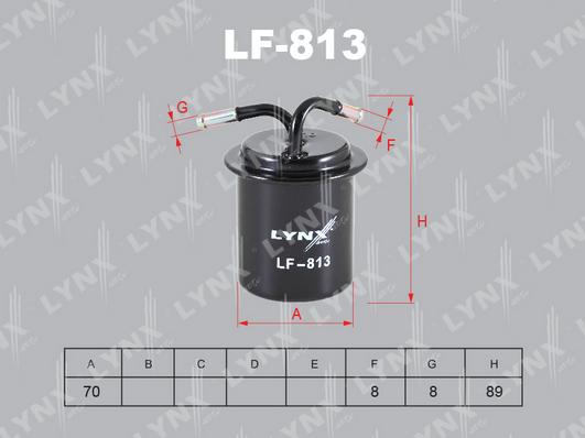 LYNXauto LF-813 - Yanacaq filtri furqanavto.az