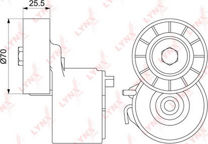 LYNXauto PT-3190 - Kəmər Dartıcı, v-yivli kəmər furqanavto.az