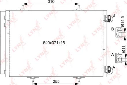 LYNXauto RC-0406 - Kondenser, kondisioner furqanavto.az