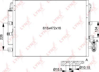 LYNXauto RC-0149 - Kondenser, kondisioner furqanavto.az